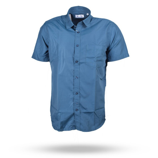 Half Sleeve Blue Shirt - JP